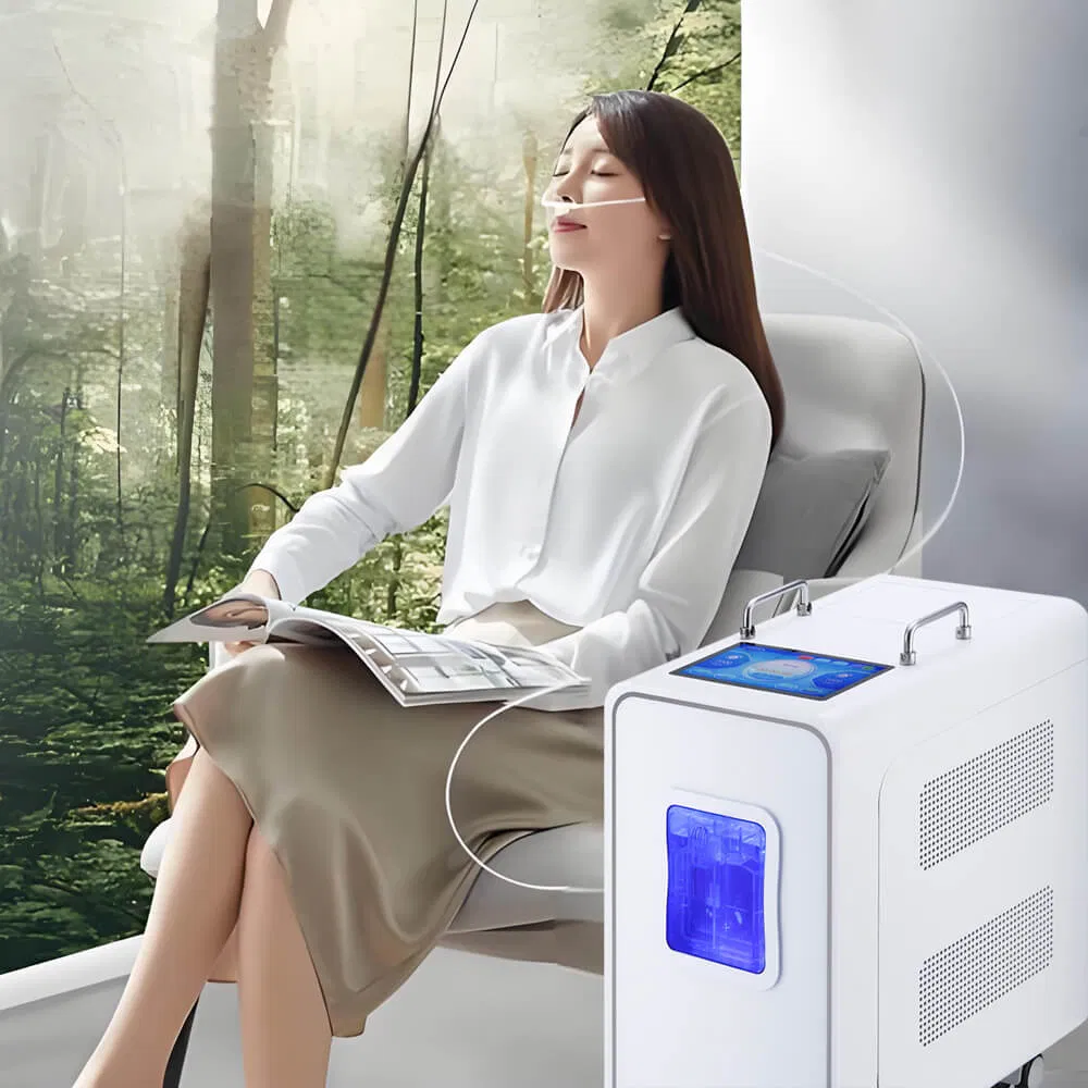 Oxygen Inhalation Generator Electrolysis 3000ml Portable Hydrogen Inhalation Absorption Machine