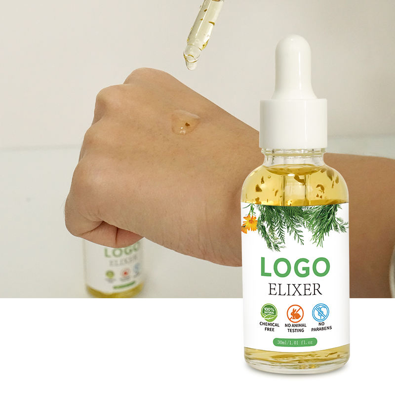 Private Label Rosemary All Natural Formula Hair Growth Oil Serum Nourishing Green Tea Nourishes Scalp Rapid Organic Elixer Oil