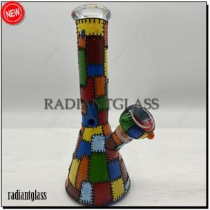 10.2 Inches Mixed Colors Baker Hookah Glass Smoking Water Pipe High Quality