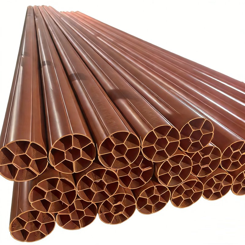 Orange Seven-Hole Integrated Electric Cable Pipe