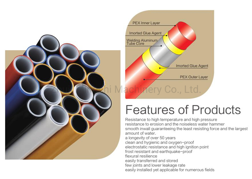 Pex Al Pex Pipe Pex Al PE Aluminium Plastic Composite Pipe PE Al PE Water Gas Pipe