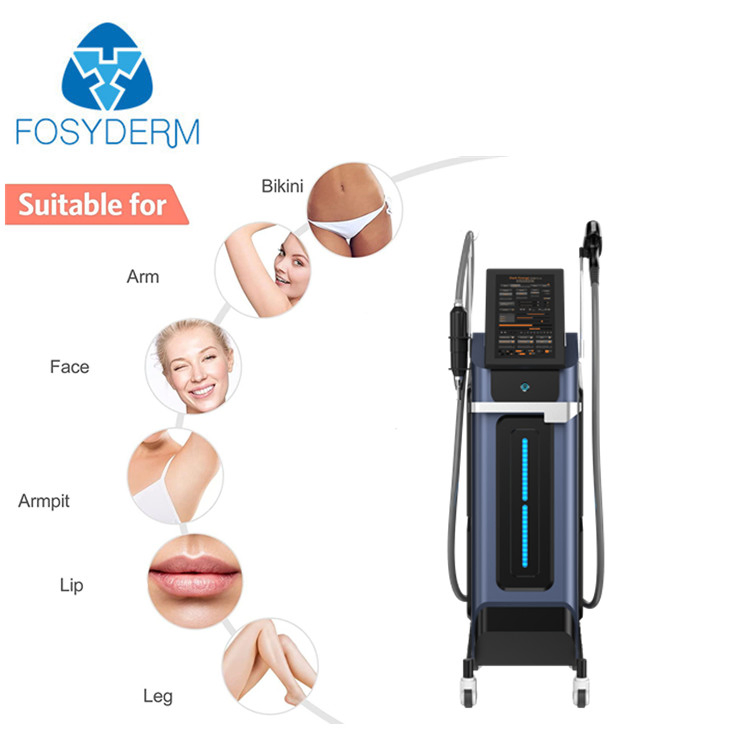 Two Handles Laser Hair Removal Machine Removing Hair Tattoo Laser Beauty Equipment