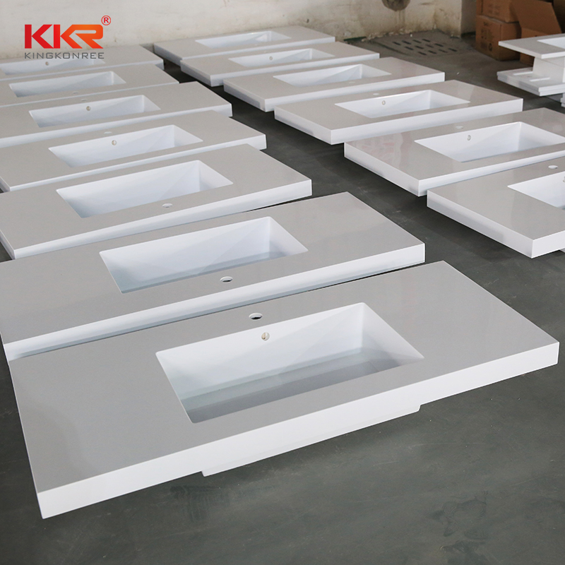Artificial Stone Marble White Solid Surface Cabinet Kitchen Countertop/Worktop/Benchtop