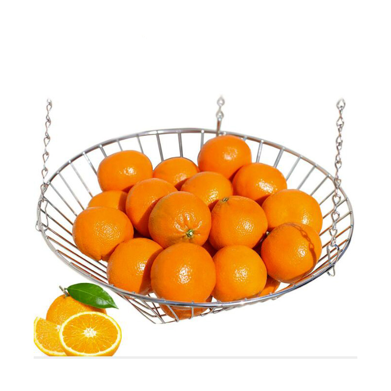 Stainless Steel 3-Layers Hanging Fruit Vegetable Flower Basket Storage Holder Home Decoration Basket Kitchen Hanging Rack Esg12289