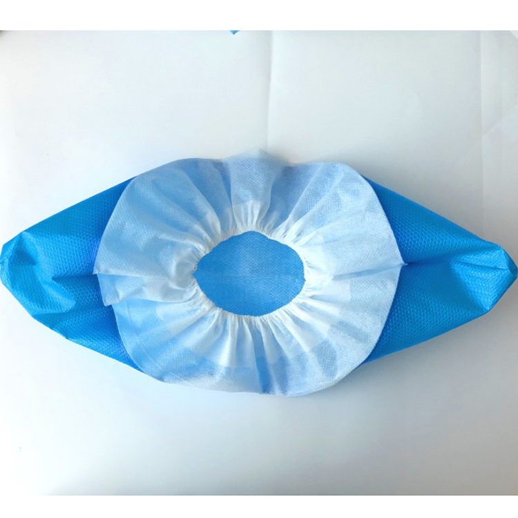 CE/ISO13485 Non Woven and Plastic Disposable Waterproof Shoe Cover PP+CPE Overshoe