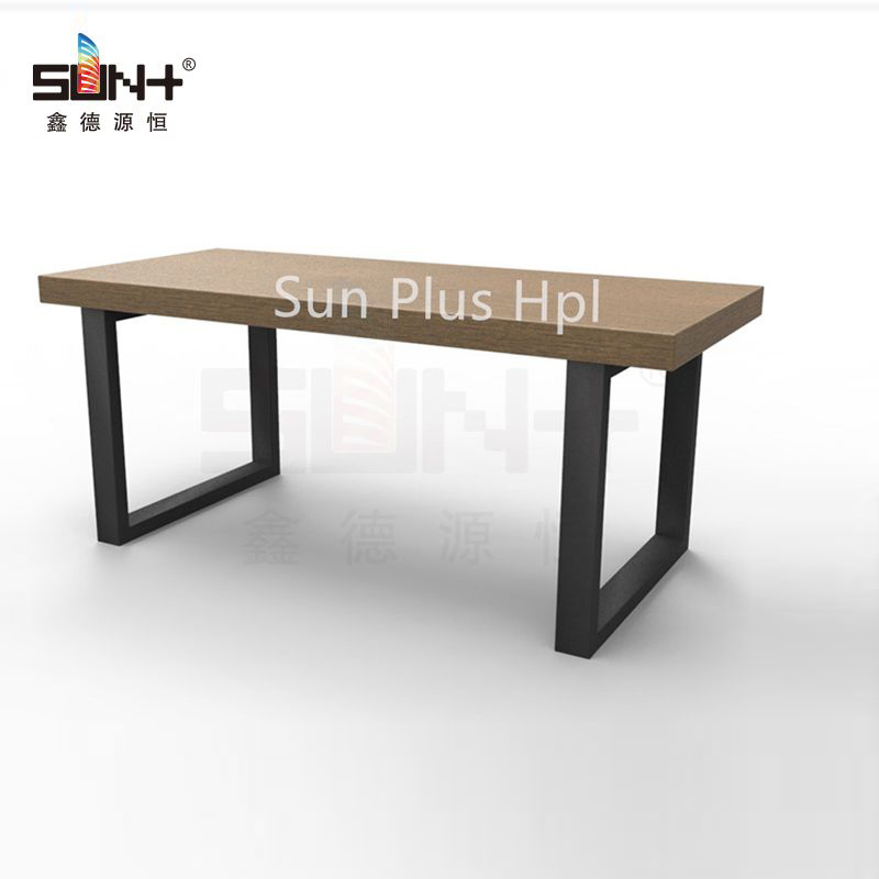 Wood Grain Furniture Cabinet Fireproof Moistureproof Mildew Proof Compact High Pressure Laminate Decoration HPL Board for Building Decorative Material