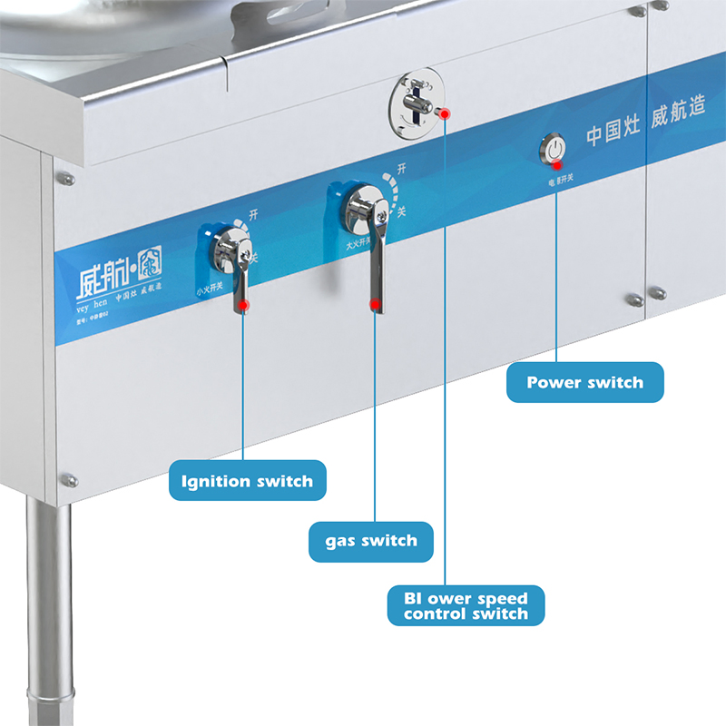 Budget-Friendly Dual-Ring Stainless Steel Gas Range for Outdoor Use