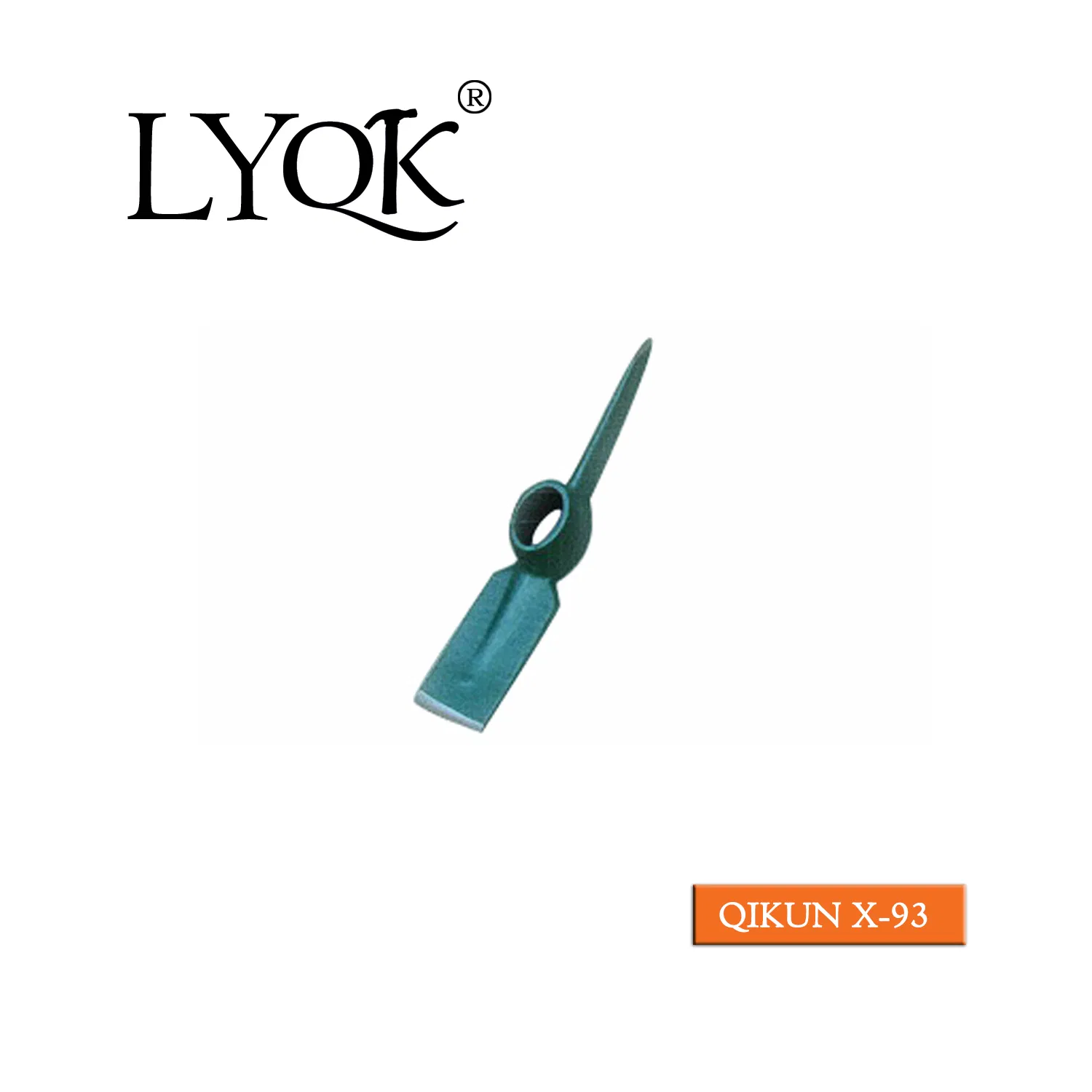 X-90 High Quality Rail Steel 65mn Agriculture Farm Garden Hardware Hand Tools Pick Head Mattock Pickaxe