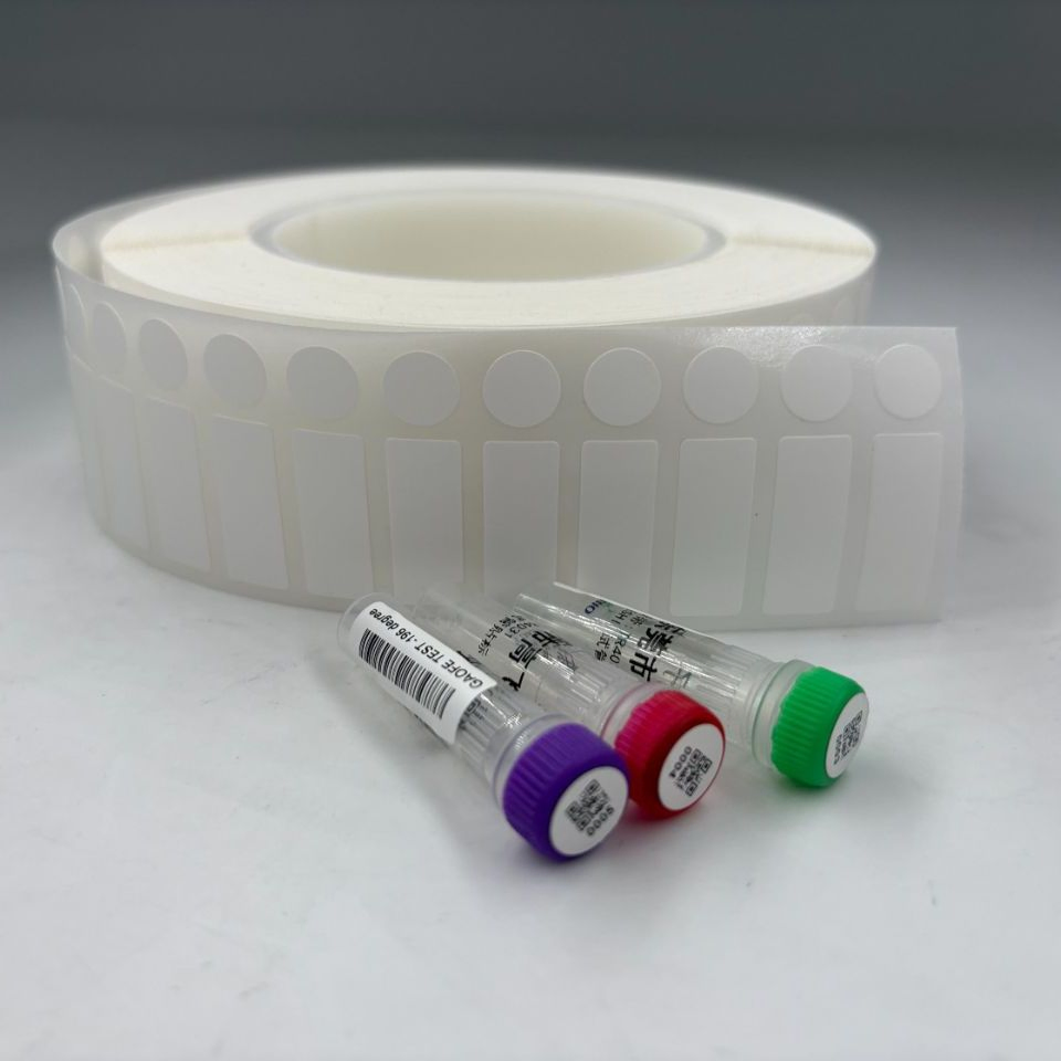 -196 Degree Liquid Nitrogen Sterilization Tube Laboratory Label Blood Bag Label