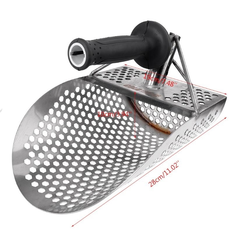 Light Weight Handheld Metal Detector Gold Digging Tool Stainless Steel Sand Scoop
