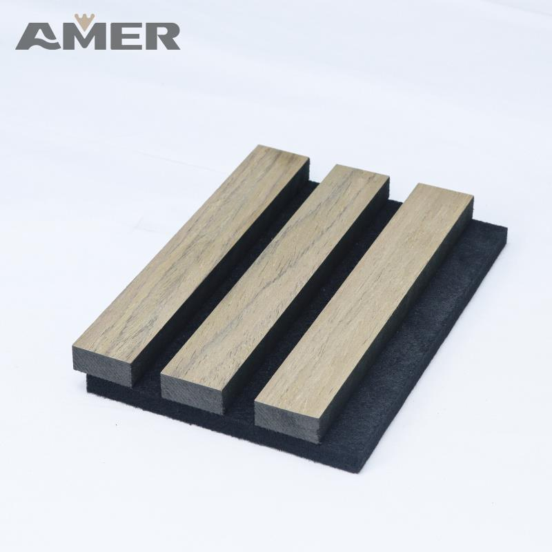 Stylish Wooden Acoustic Slat Wall Panels for Home Dé Cor