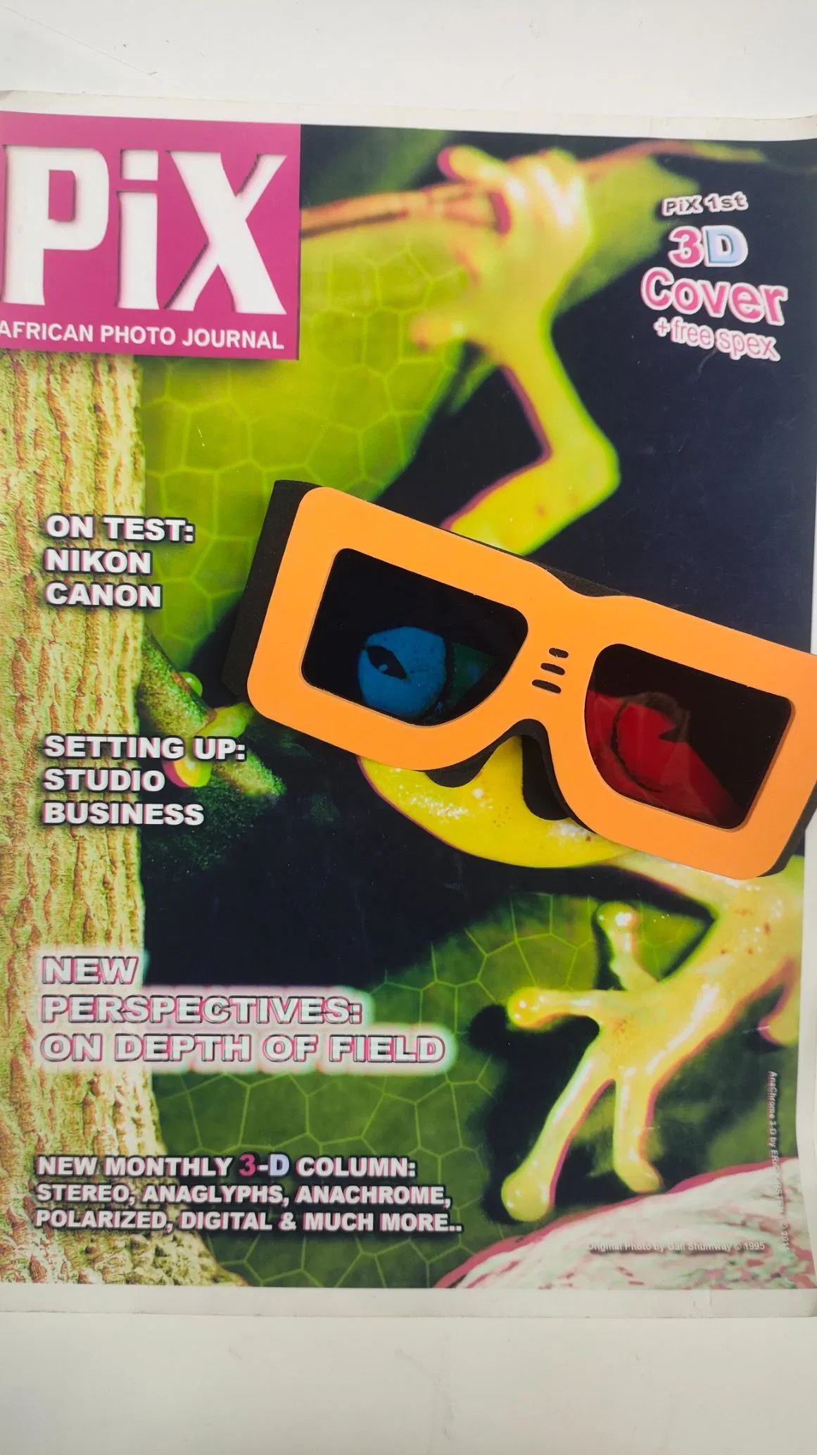 EVA Material Red Cyan 3D Glasses New Frame Design