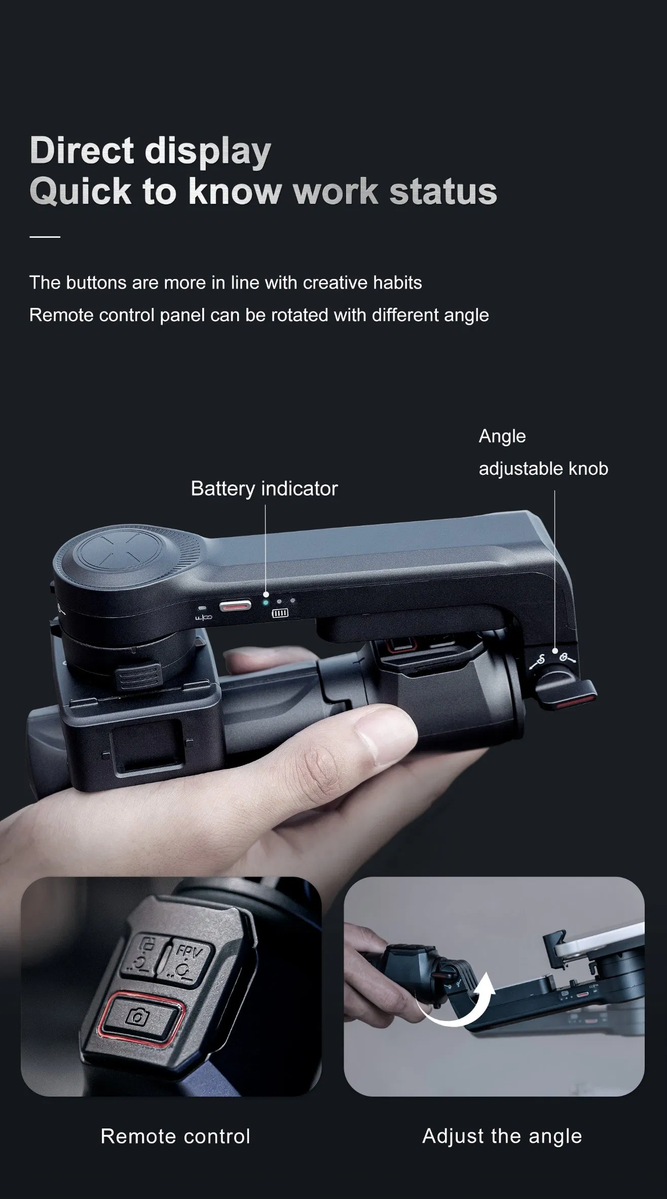 Стабилизатор MX-A10-1 Bluetooth, черный