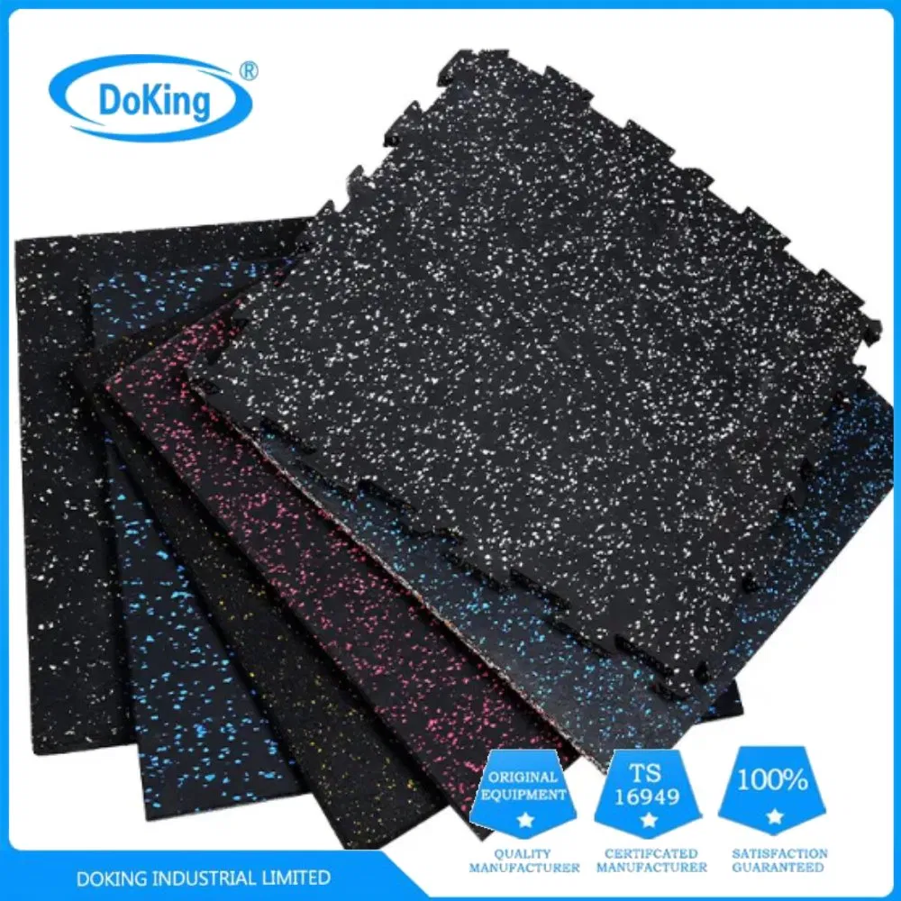 Rubber Floor Lock Buckle for Indoor, Outdoor, and Gym Use