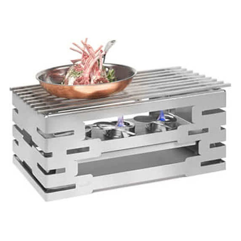 Newly Design Steel Chafing Dish Display Rack Holder for restaurant