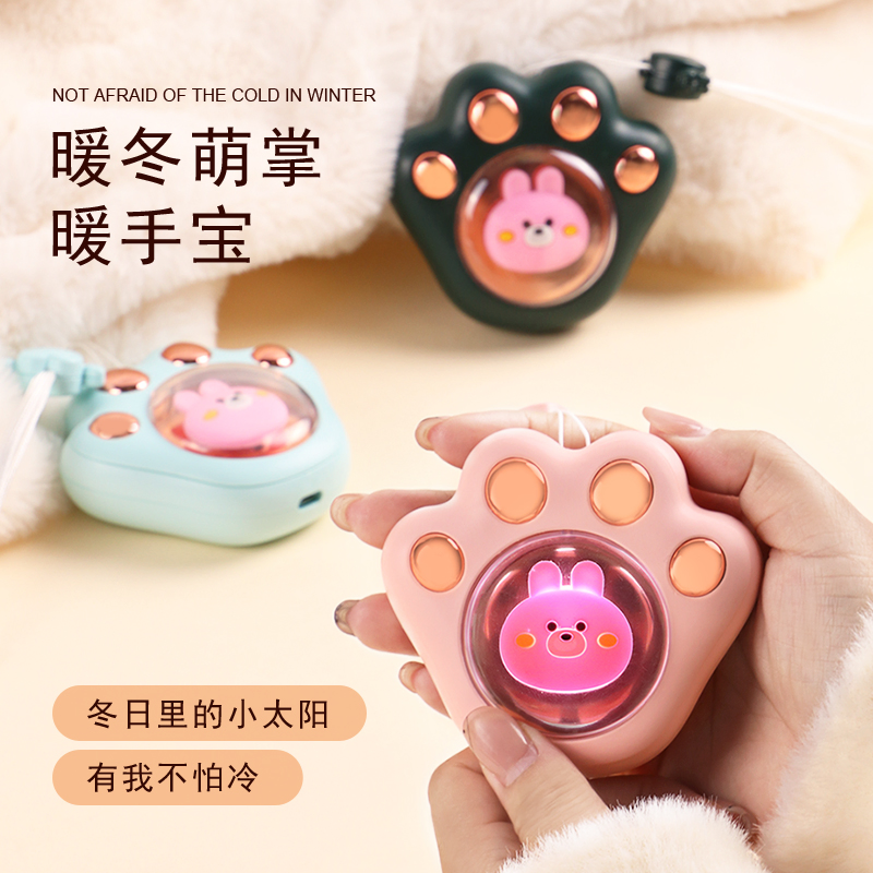 2022's Best-Selling Mini Cute Heated Hand Warmers Cat Claw Hand Warmers USB Charging Best Gift Products