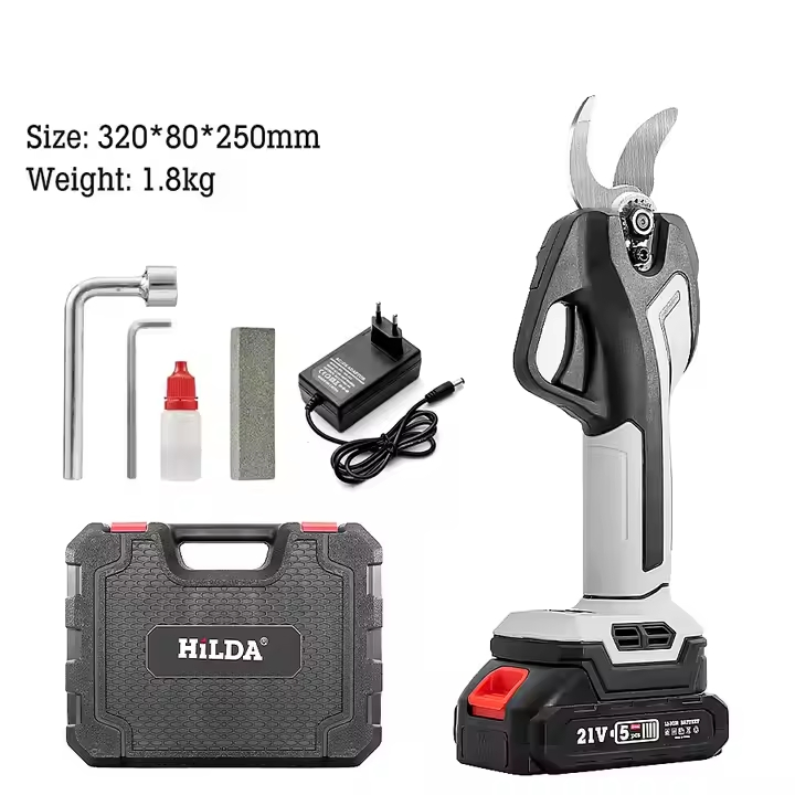 40mm Garden Tool Electric Branch Trimming Cutting Scissors Professional Telescopic Electric Pruner Cordless Pruning Shears