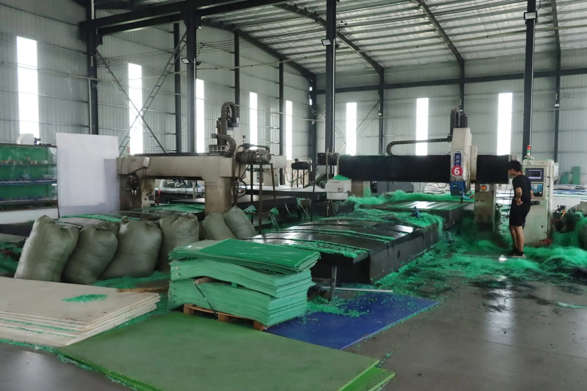 CNC Cut Engineering Plastic Plate Structural Use Nylon Sheet