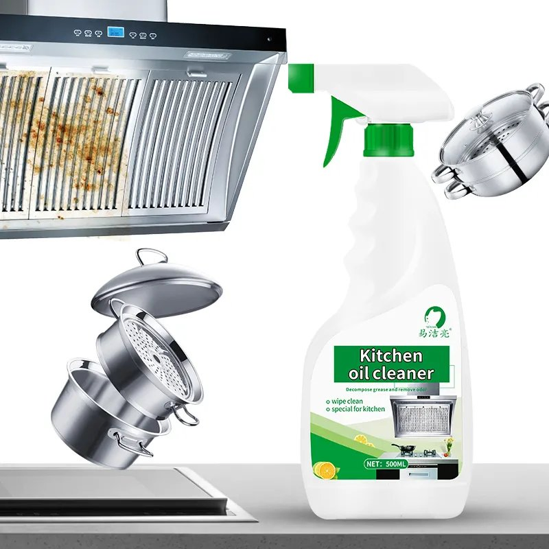 Powerful Grease Remover Kitchen Detergent Spray for Everyday Use Grease Cleaner