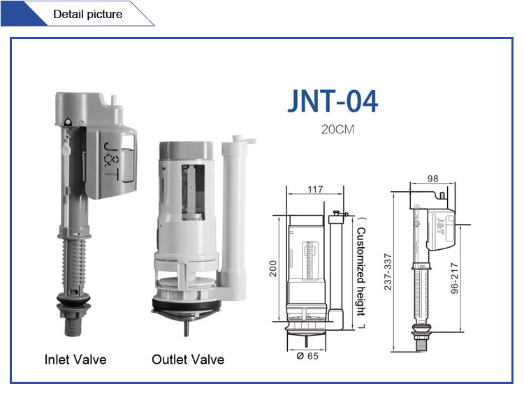 One Piece Toilet Inlet Valve
