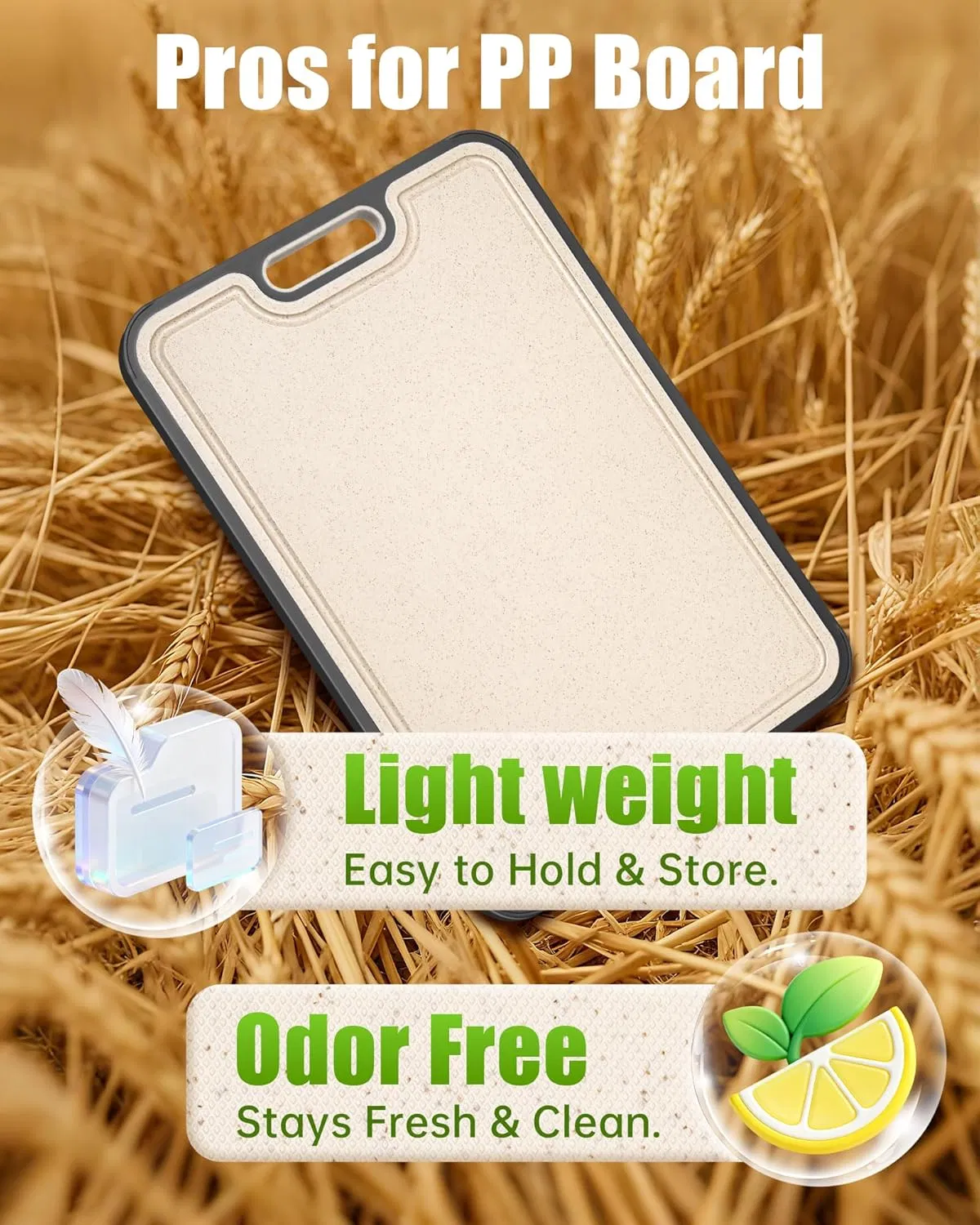 Титановая разделочная доска Cadia, двусторонняя