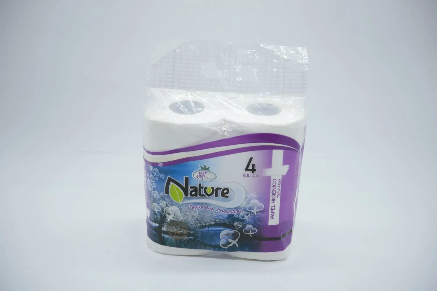 High Quality Strong Tissue Four-Grain 3ply Toilet Paper Home Office Bathroom