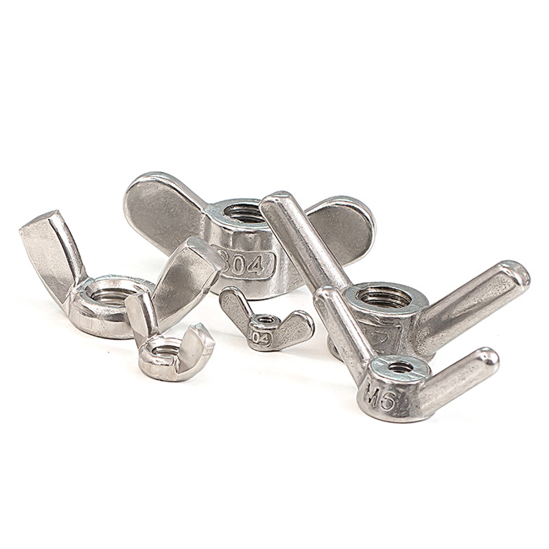M6 Stainless Steel Big Size Butterfly Nut Ideal Wing Nut