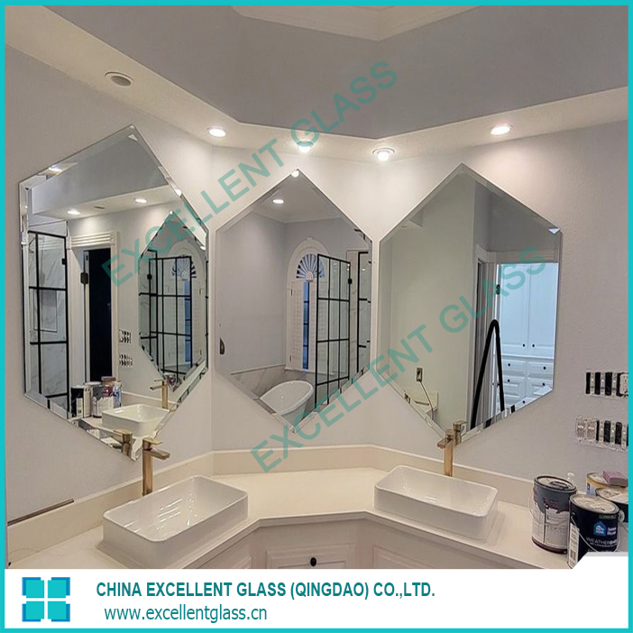 Hotel Project Customized LED Bathroom Mirror - Tempered Glass Anti-Fog + Soft LED Backlight (OEM/ODM)