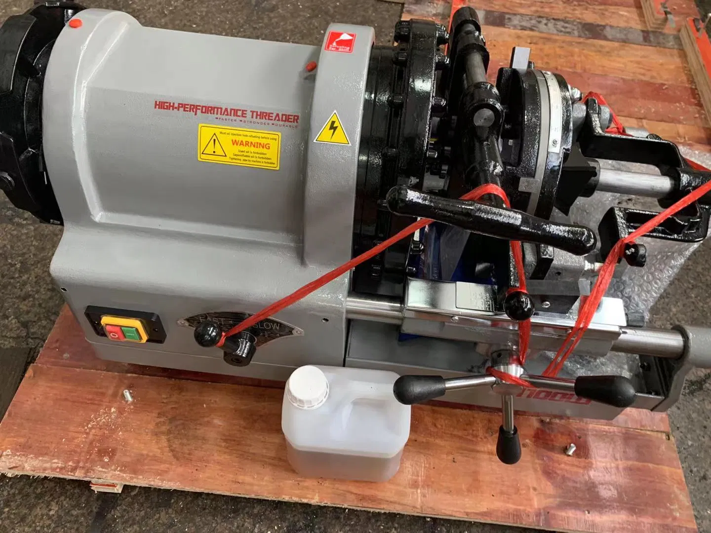 High Efficient 4 Inch 100mm Pipe Threader Machine