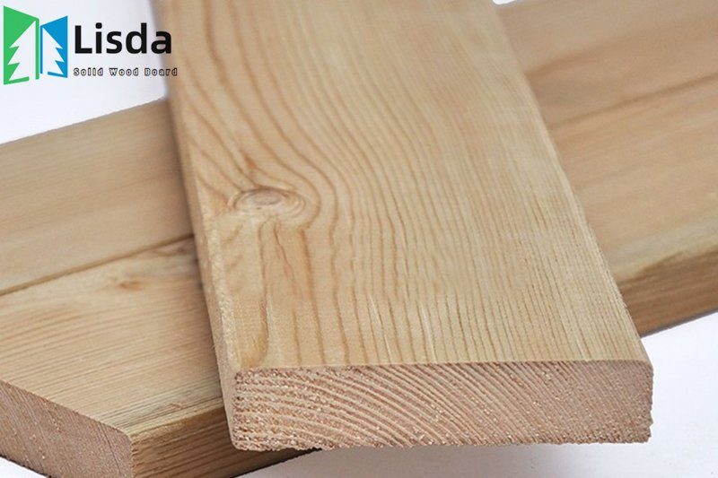 Raw Wood Mongolian Scotch Pine Finger Joint Plate with Hidden Finger Joint