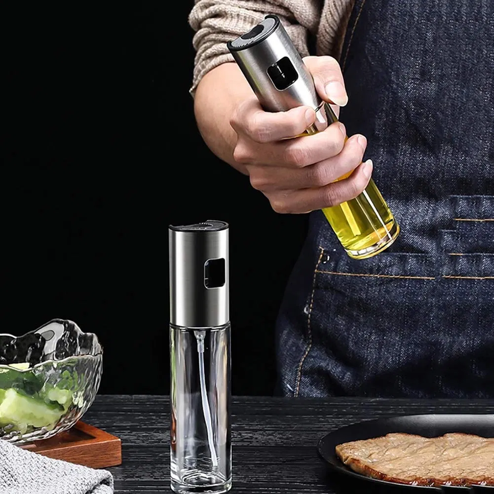Cooking Olive Oil Sprayer Mister Vinegar Oil Portable Mini Kitchen Gadgets Oil Sprayer Bottle