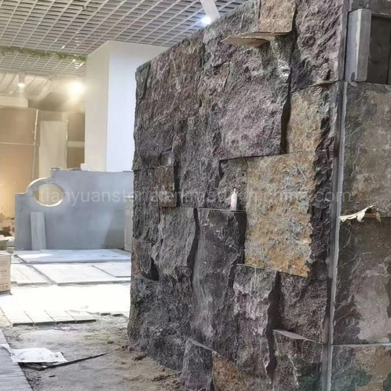 Chinese Blue Limestone Wall Cover