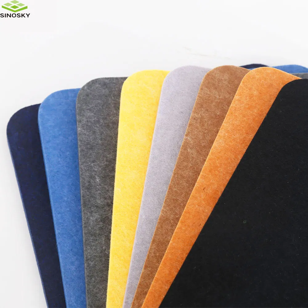 100% Polyester Fiber Sound Absorbing Felt Panel Acoustic Wall Panel