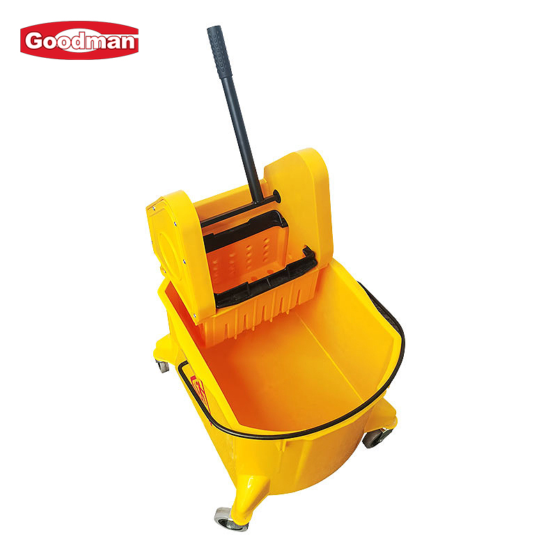 Plastic Single Mop Cleaning Bucket and Wringer 38L