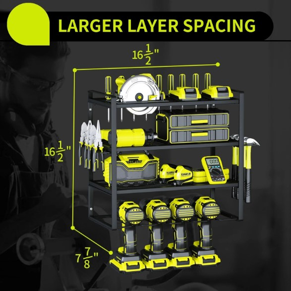 Heavy-Duty Metal Box and Garage Storage Rack