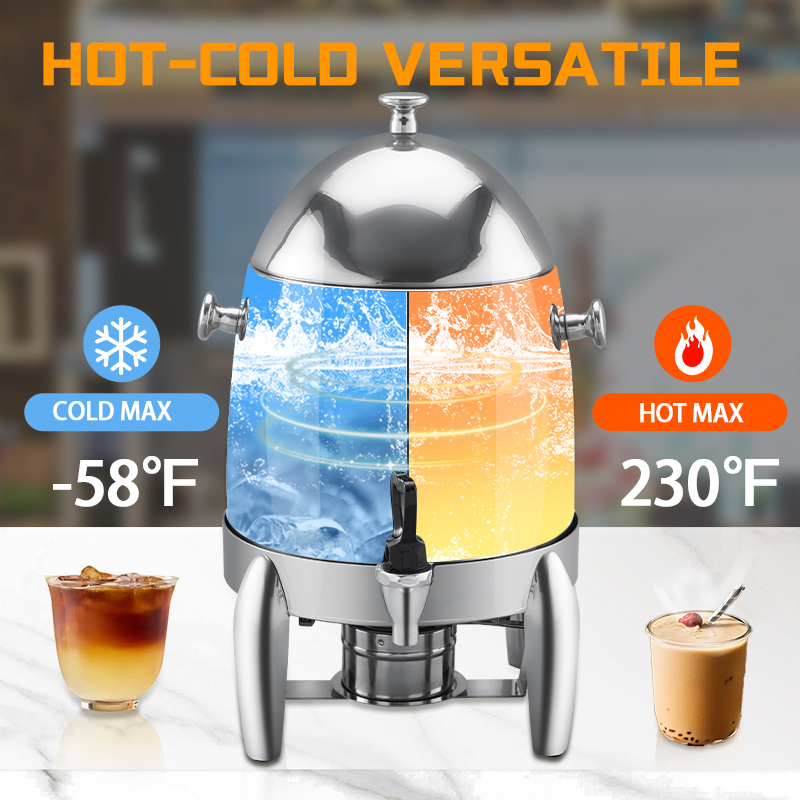 Daosheng Wholesale Commercial Fashion Fruit Juice Cold Drink Dispenser Machine Stainless Steel Water Beverage Dispenser