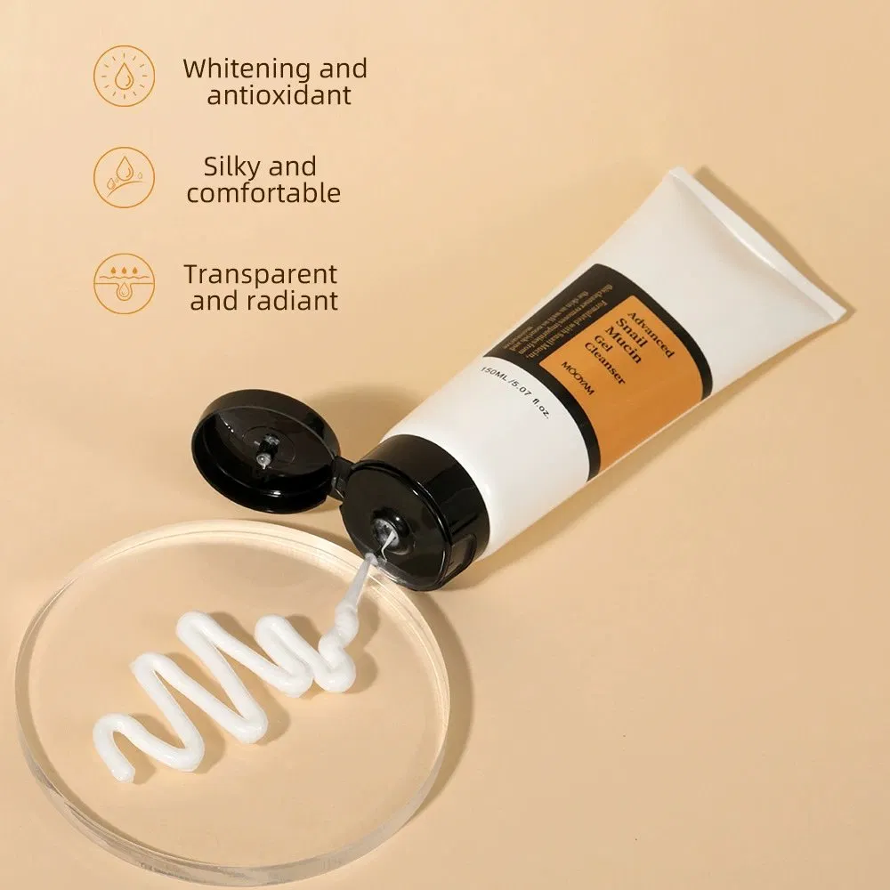 Snail Mucin Gel Cleanser Korean Skincare Face Wash Vitamin C Organic Hydrating Smoothing Facial Cleanser