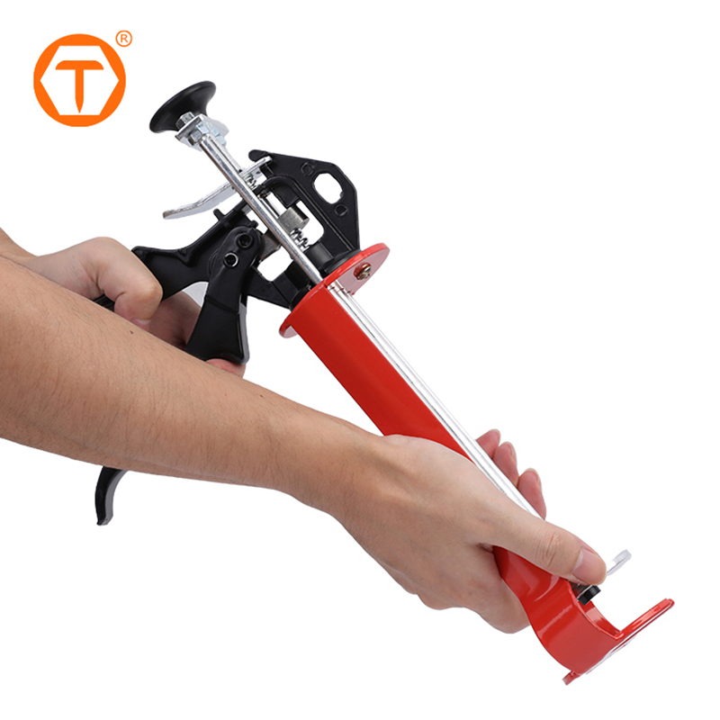 380ml Long Three Rod Cartridges Metal Caulking Gun Framing Heavy Duty