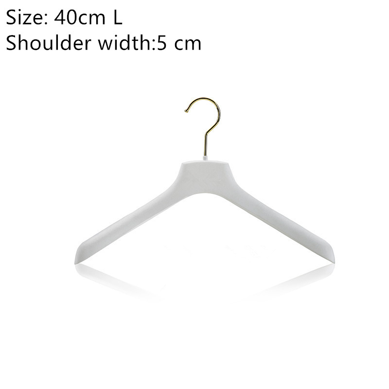 Custom Logo Advanced Customization Velvet Bar Rubber Painting Hanger Wide Shoulder Suits Hanger for Garment Display