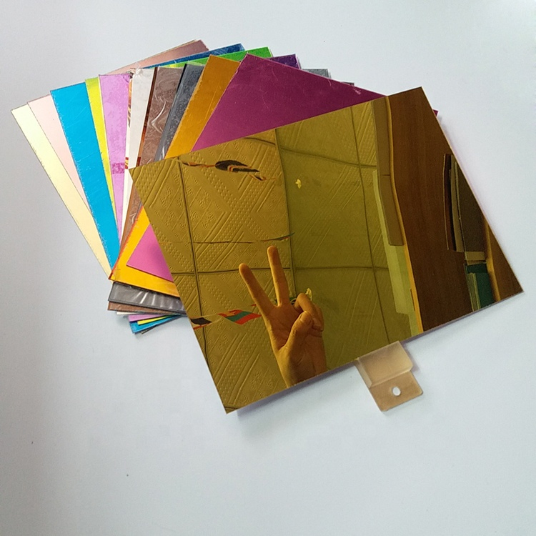 Wholesale Golden Acrylic Mirror Sheet Factory Supplier