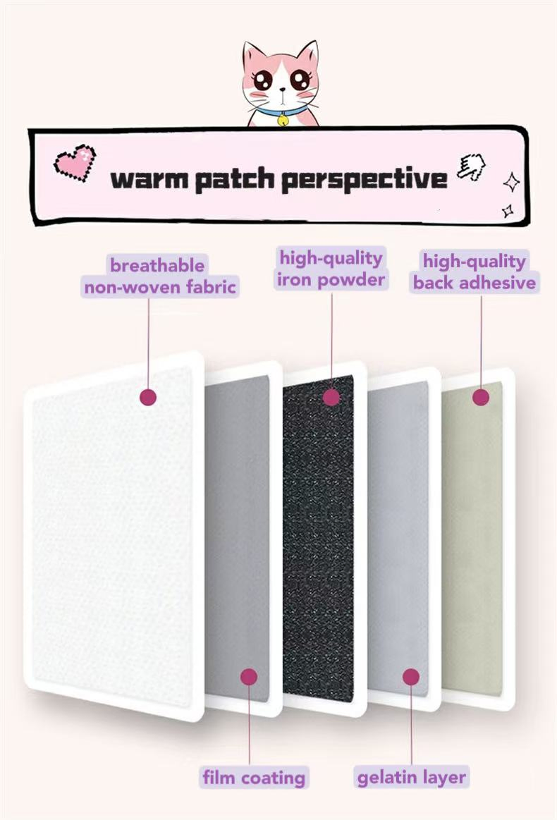 a Variety of Customized Natural Heating Patch 12h Body Stomach Warmer Heat Pack
