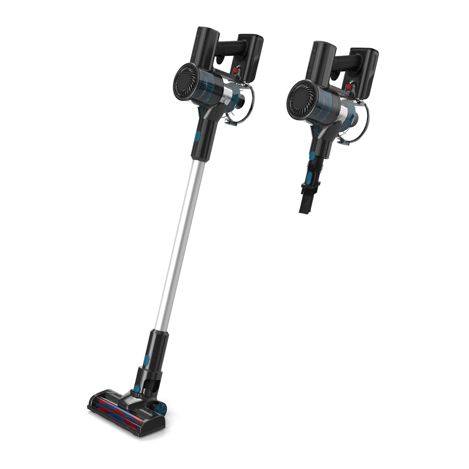 Cordless Vacuum, 2 in 1 Powerful Suction Stick Vacuum Cleaner 0.5L Capacity for Home Hard Floor Carpet Car Lightweight