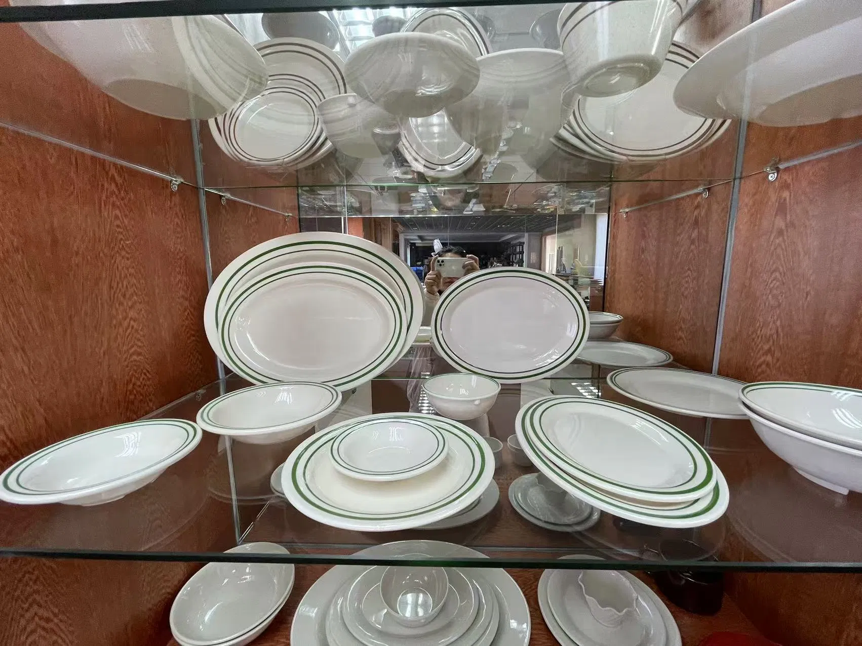 Melamine 6/7/9/10 Inch White Round Serving Plates Dishes Platter Unbreakable Tableware