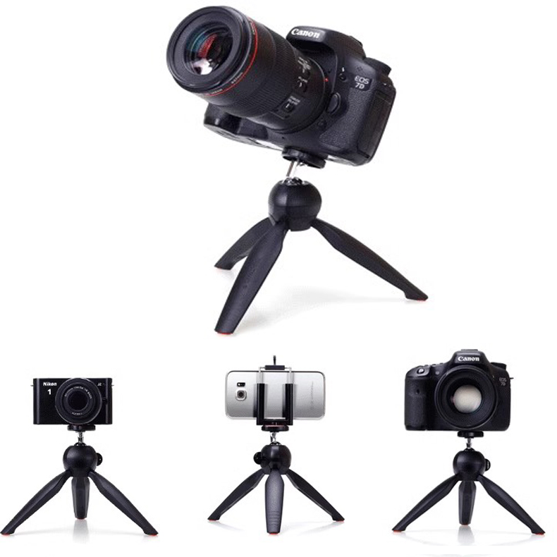 Мини-штатив с держателем для телефона и камеры