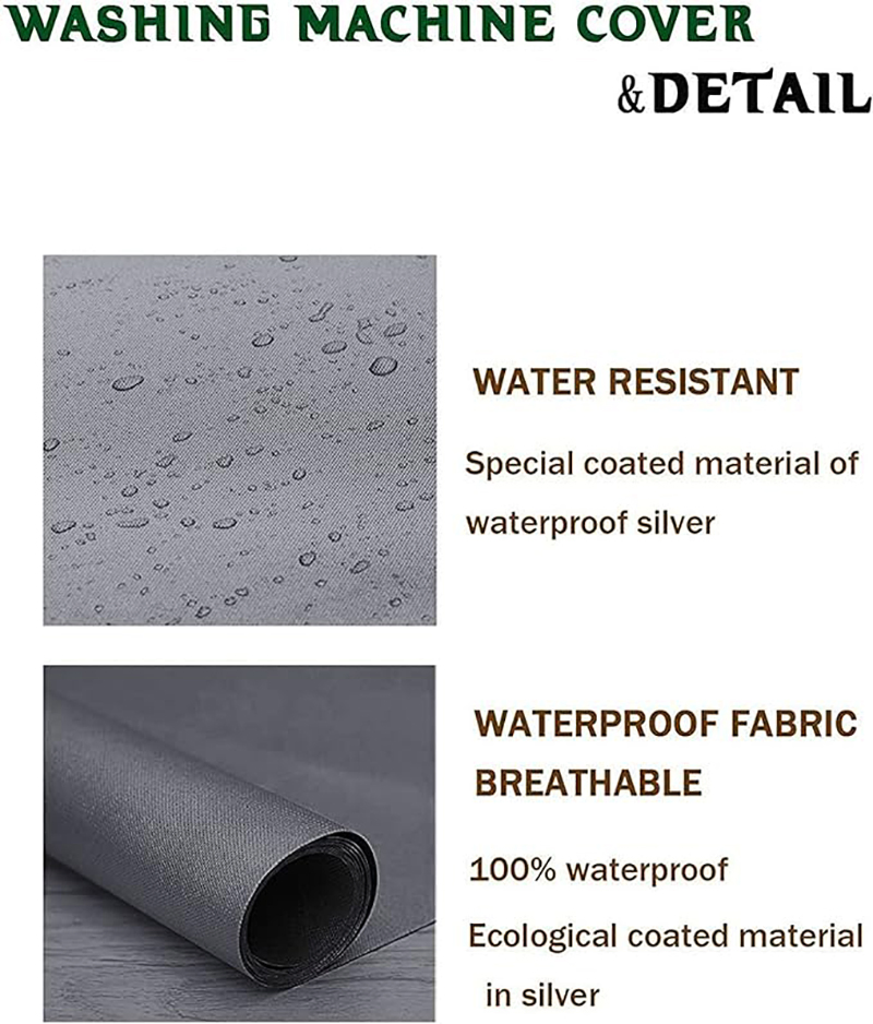 Washing Machine Cover Waterproof, Dustproof and Anti-UV