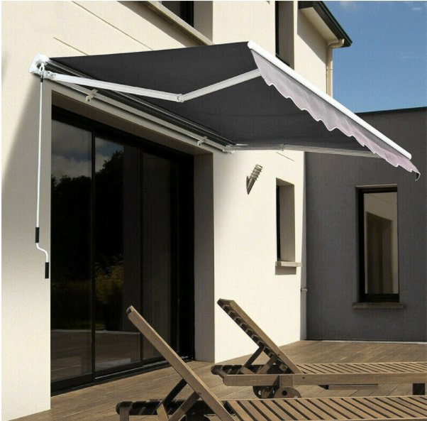 Retractable Slide on Wire Canopy Pergola