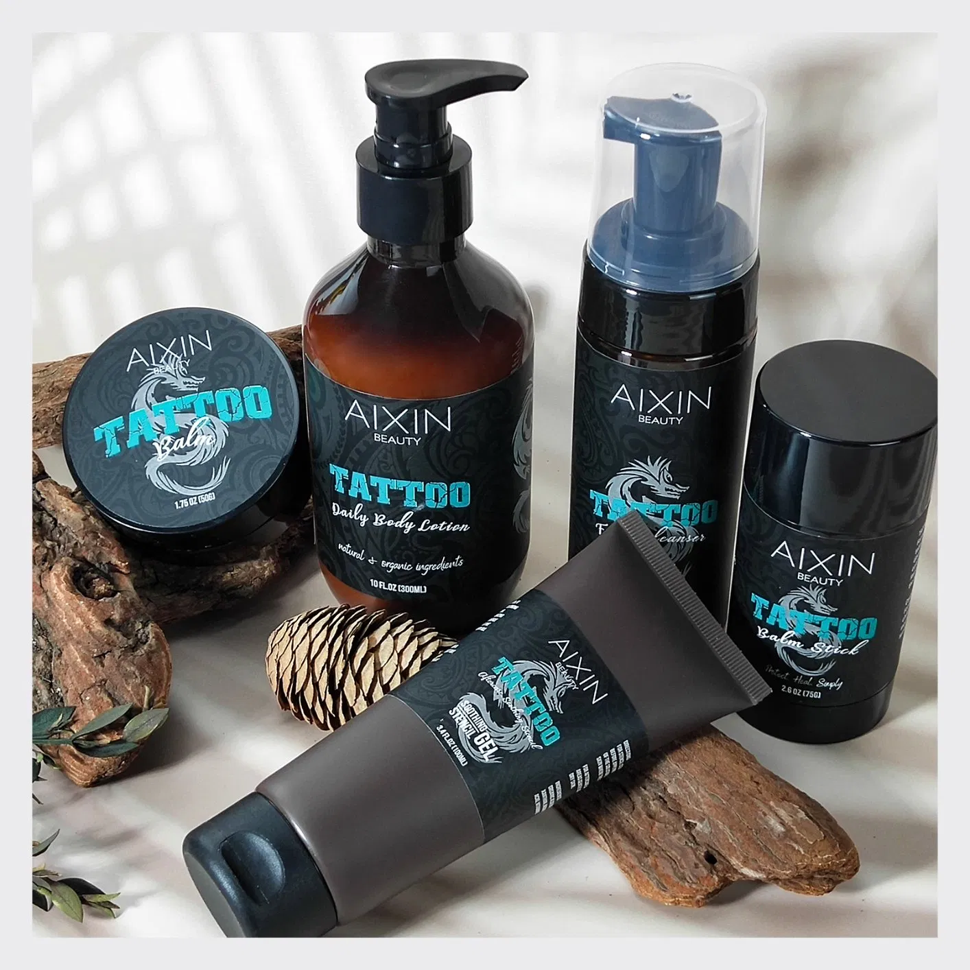 Beauty Cosmetics Skin Care Tattoo Care Prevents Ink Fading Moisturizer Tattoo Aftercare Set