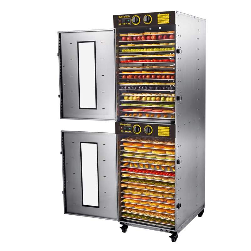 Dryer Manufacturer Two Rooms Dehydration 32 Trays Mushroom Fruit Dehydrator
