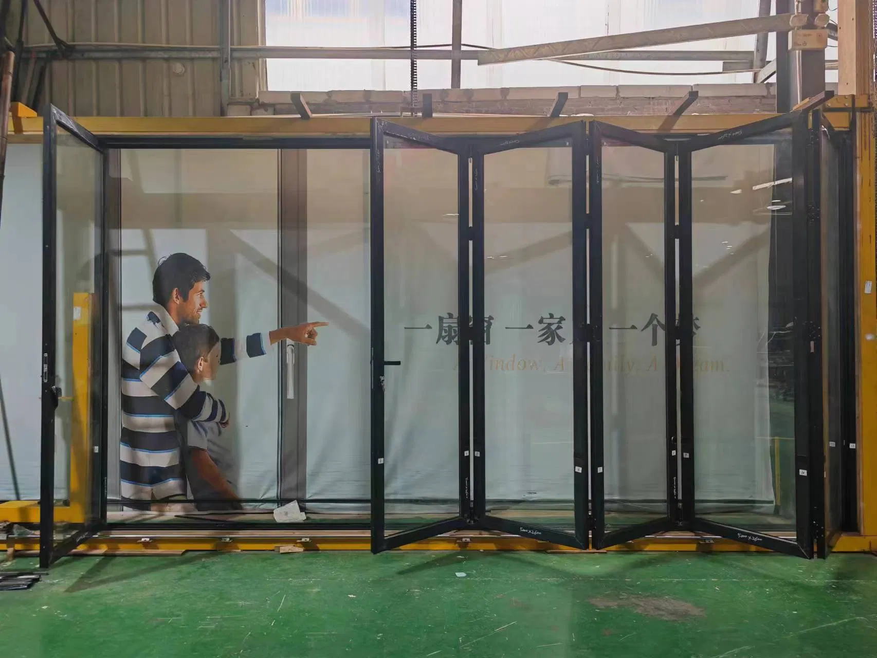 Modern Design Floor to Ceiling High and Huge Aluminium Door Folding Door