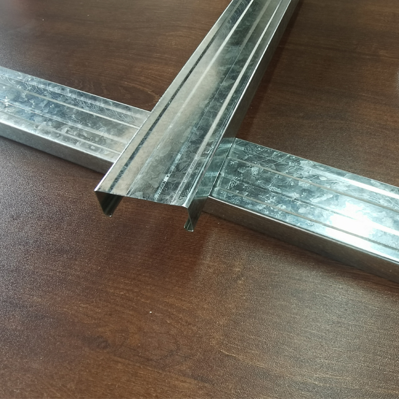 Beams Light Steel Keel Profile Furring Channel Ceiling Grid Main Channel Gypsum Board Drywall Steel Studs Tracks